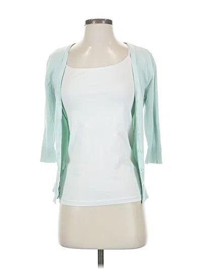 Pre-owned 14th & Union Cardigan Sweater In Blue