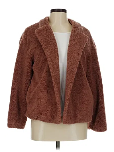 Pre-owned 14th & Union Cardigan Sweater In Brown