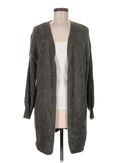Pre-owned 14th & Union Cardigan Sweater In Gray