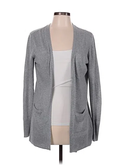Pre-owned 14th & Union Cardigan Sweater In Gray