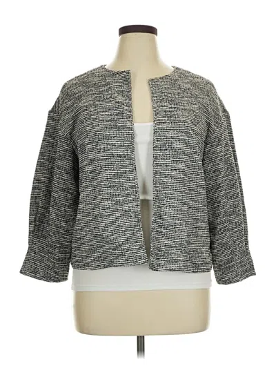 Pre-owned 14th & Union Cardigan Sweater In Gray