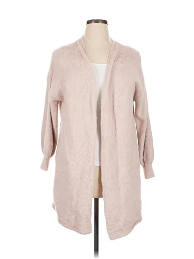 Pre-owned 14th & Union Cardigan Sweater In Pink