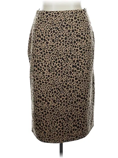 Pre-owned 14th & Union Casual Skirt In Brown