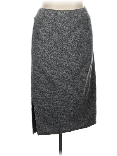 Pre-owned 14th & Union Casual Skirt In Gray