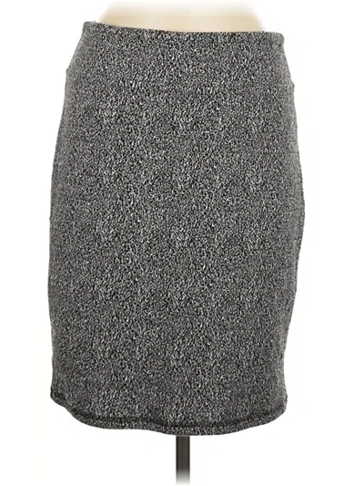Pre-owned 14th & Union Casual Skirt In Gray