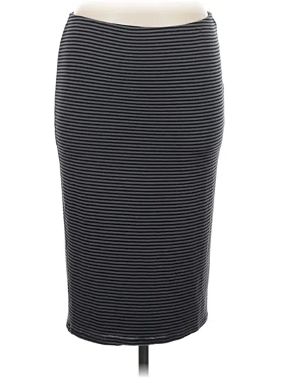 Pre-owned 14th & Union Casual Skirt In Gray