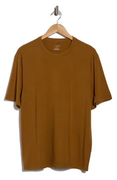 14th & Union Cotton & Modal Blend T-shirt In Brown
