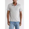 14th & Union Cotton & Modal Polo In Gray