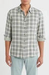14th & Union Duofold Flannel Button-up Shirt In Gold