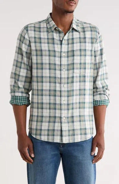 14th & Union Duofold Flannel Button-up Shirt In Multi