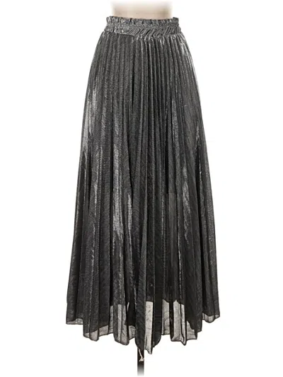 Pre-owned 14th & Union Formal Skirt In Silver