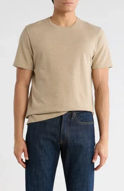 14th & Union Interlock T-shirt In Neutral