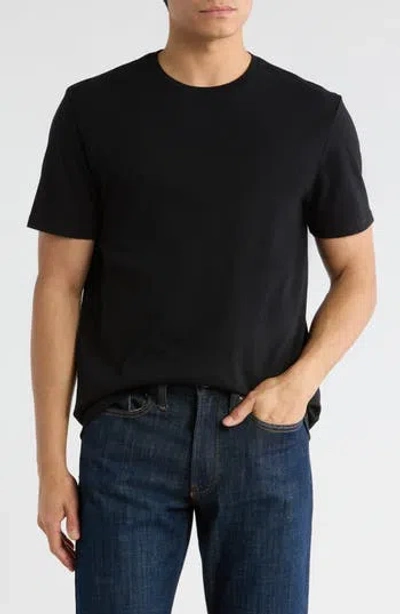 14th & Union Interlock T-shirt In Black