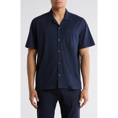 14th & Union Jersey Short Sleeve Button-up Resort Shirt