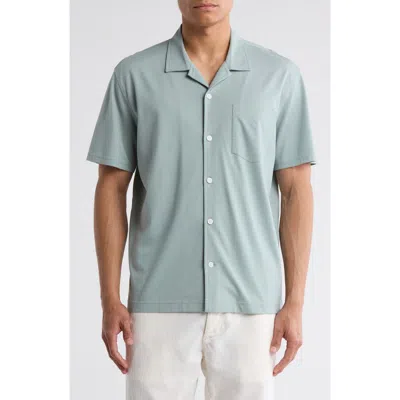 14th & Union Jersey Short Sleeve Button-up Resort Shirt
