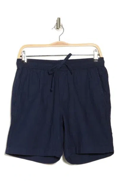 14th & Union Linen & Cotton Blend Drawstring Shorts