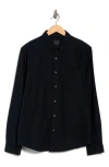 14th & Union Long Sleeve Flannel Shirt In Black