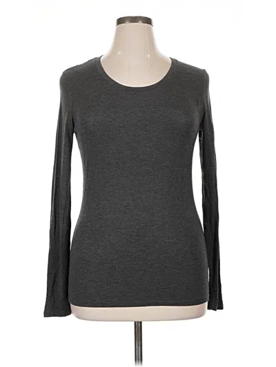 Pre-owned 14th & Union Long Sleeve T-shirt In Gray
