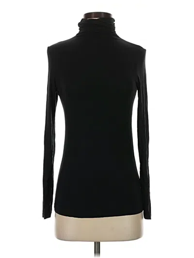 Pre-owned 14th & Union Long Sleeve Turtleneck In Black