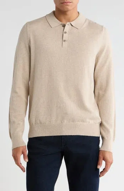14th & Union Organic Cotton & Cashmere Blend Polo In Multi