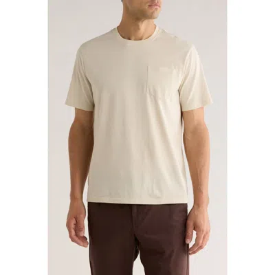 14th & Union Peached Jersey Pocket T-shirt In Neutral