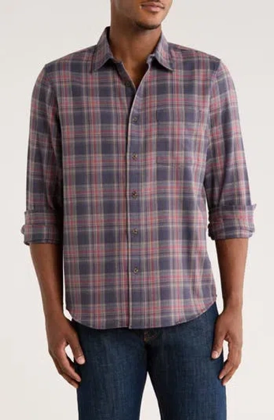 14th & Union Plaid Flannel Button-up Shirt In Multi