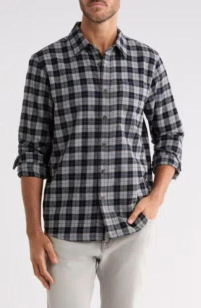 14th & Union Plaid Flannel Button-up Shirt In Blue