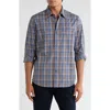 14th & Union Plaid Poplin Button-up Shirt In Multi