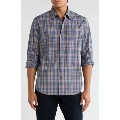 14th & Union Plaid Poplin Button-up Shirt In Multi