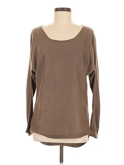 Pre-owned 14th & Union Pullover Sweater In Brown