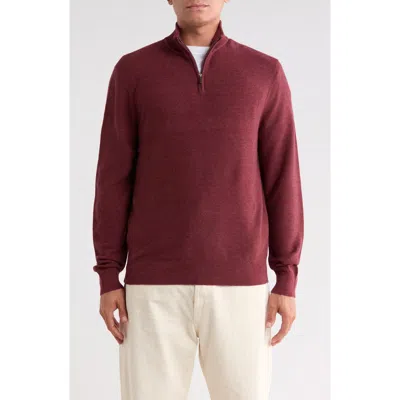 14th & Union Quarter Zip Pullover In Multi