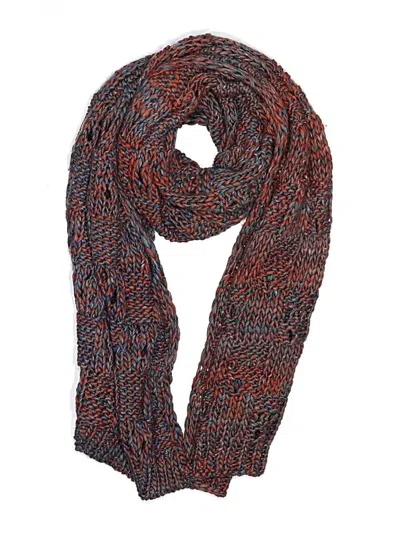 Pre-owned 14th & Union Scarf In Orange
