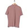 14th & Union Short Sleeve Coolmax Polo In Purple Moon