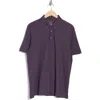 14th & Union Short Sleeve Coolmax Polo In Purple Night