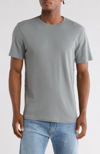 14th & Union Short Sleeve Interlock T-shirt In Gray