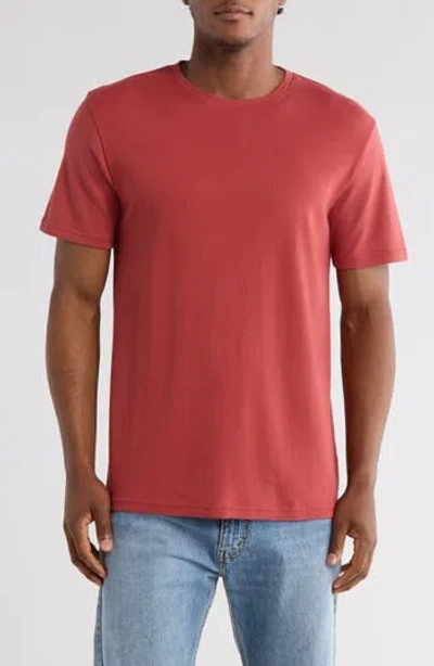 14th & Union Short Sleeve Interlock T-shirt In Pink