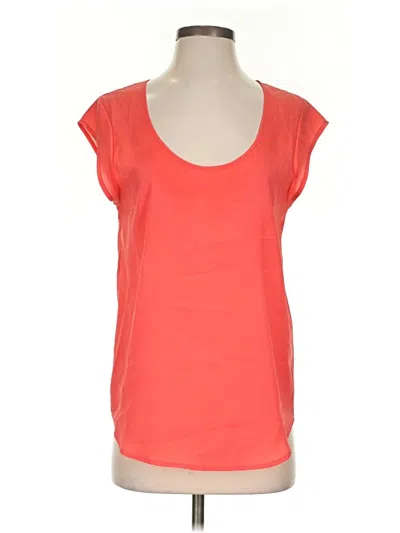 Pre-owned 14th & Union Short Sleeve T-shirt In Orange
