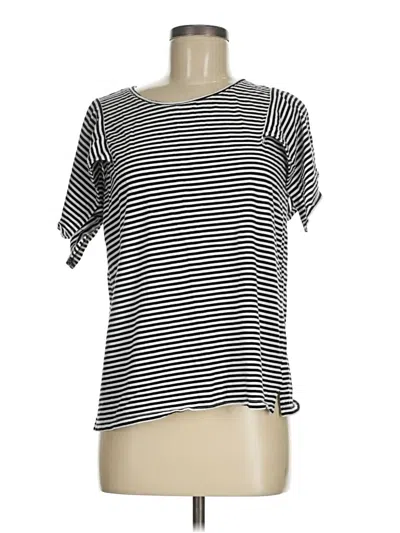 Pre-owned 14th & Union Short Sleeve T-shirt In Silver