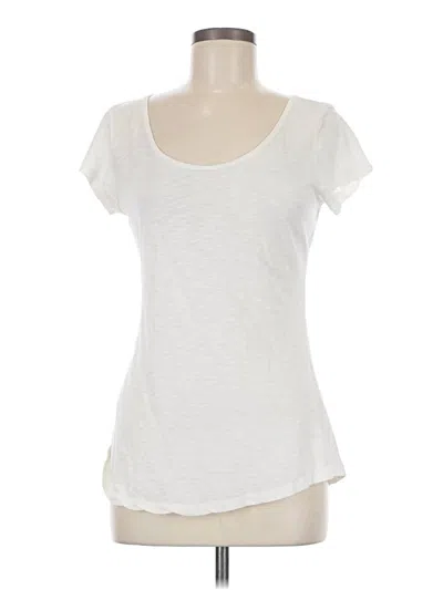 Pre-owned 14th & Union Short Sleeve T-shirt In White