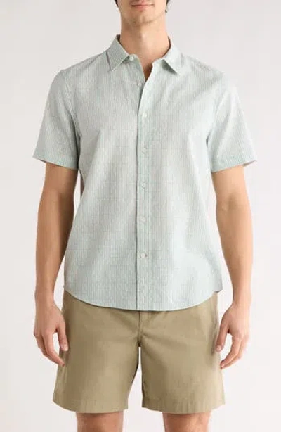 14th & Union Short Sleeve Woven Shirt In Blue