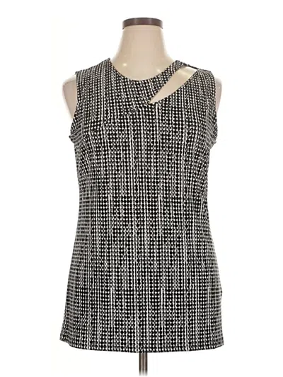 Pre-owned 14th & Union Sleeveless Blouse In Black