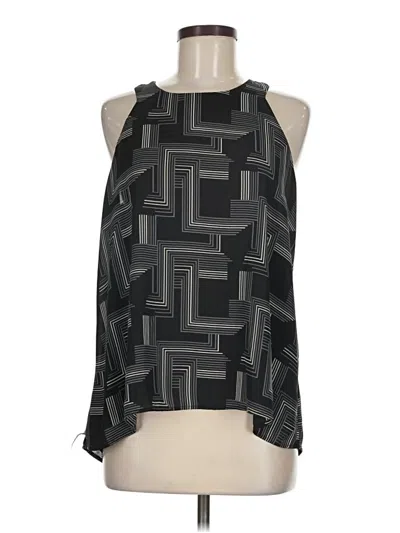 Pre-owned 14th & Union Sleeveless Blouse In Black