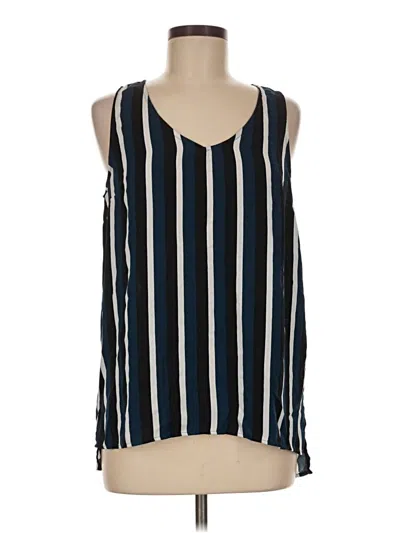 Pre-owned 14th & Union Sleeveless Blouse In Blue