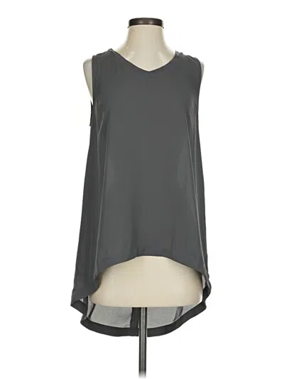 Pre-owned 14th & Union Sleeveless Blouse In Gray