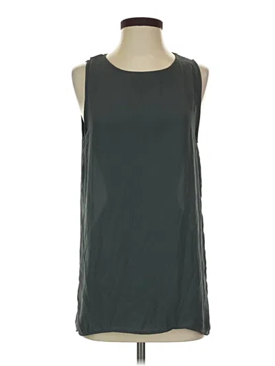 Pre-owned 14th & Union Sleeveless Blouse In Gray