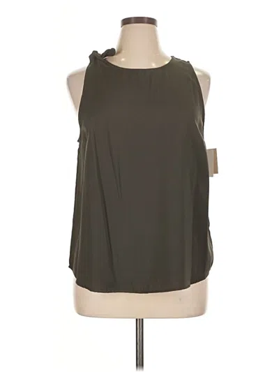 Pre-owned 14th & Union Sleeveless Blouse In Green