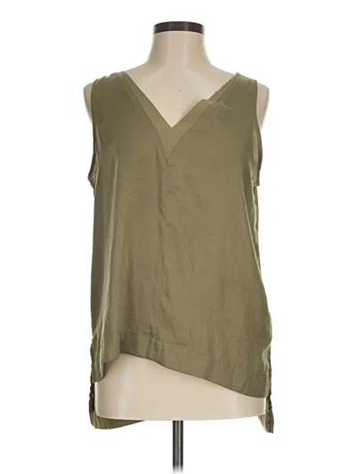 Pre-owned 14th & Union Sleeveless Blouse In Green