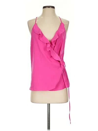 Pre-owned 14th & Union Sleeveless Blouse In Pink