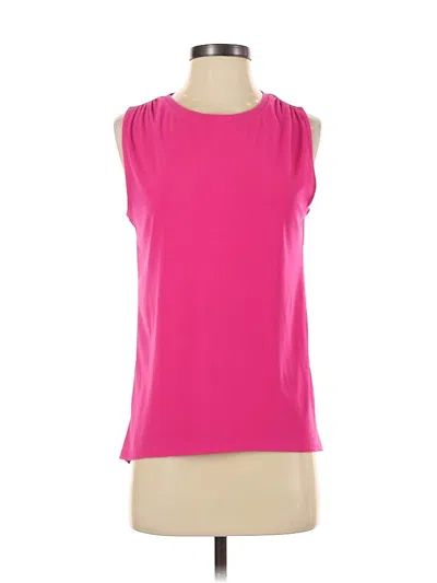 Pre-owned 14th & Union Sleeveless T-shirt In Pink