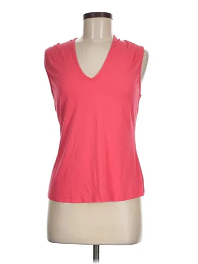 Pre-owned 14th & Union Sleeveless T-shirt In Pink